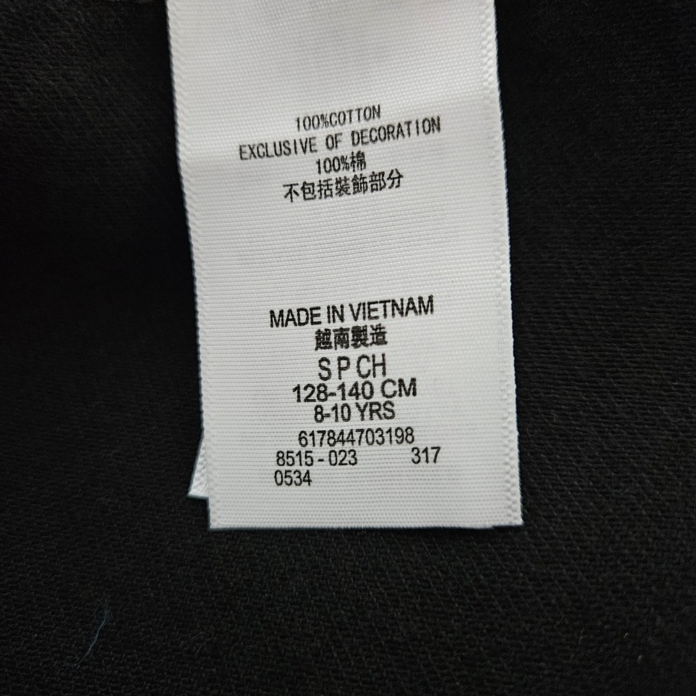 Levi Kids Denim Jacket Small 8/10 Patches Good Jeans Day Job Give Earth A Chance - Picture 12 of 15